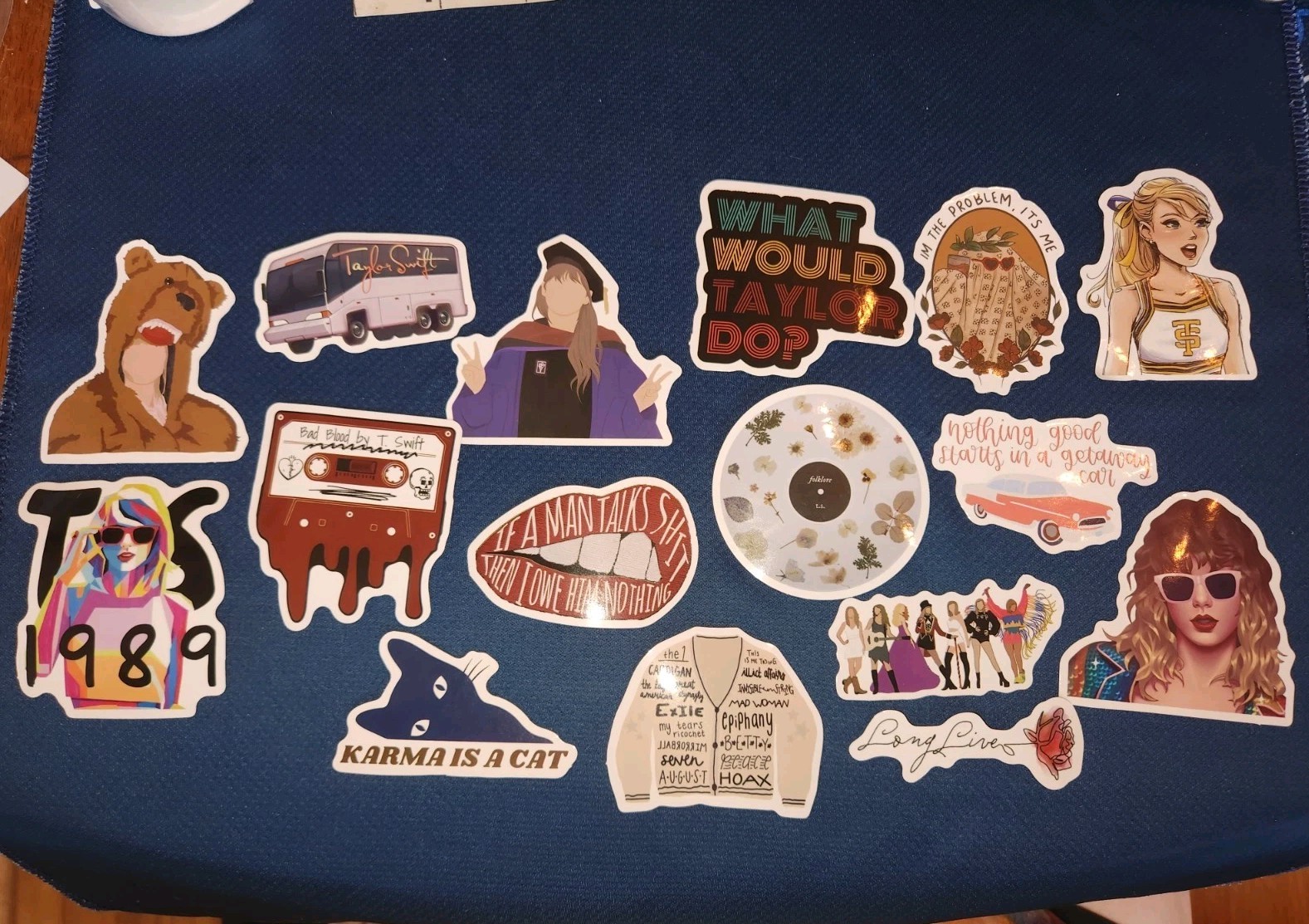 16 Taylor Swift Albu Stickers, Swiftie Stickers, Laptop Stickers, Swiftie Decals
