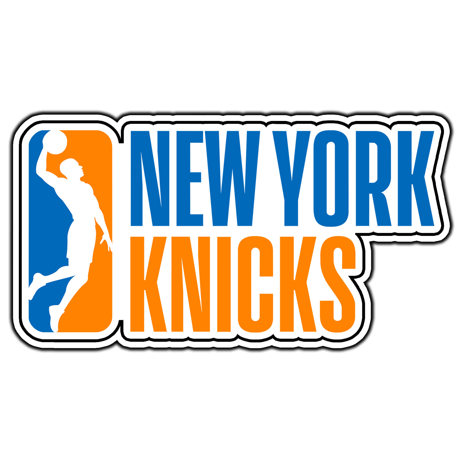 New York Knicks Logo #14 Basketball Fan Sticker Waterproof Vinyl Decal Die-Cut