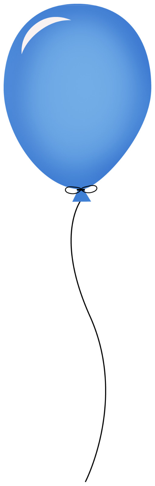 Party Balloon Light Blue Celebrate Sticker Labels (9) Card Craft Paper Scrapbook