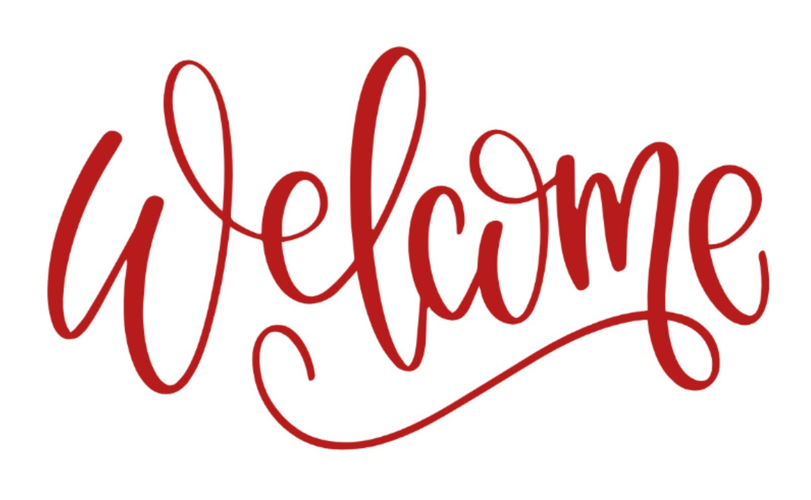 WELCOME Door window wall Sticker Decal Self Adhesive Vinyl 9"W × 5" T