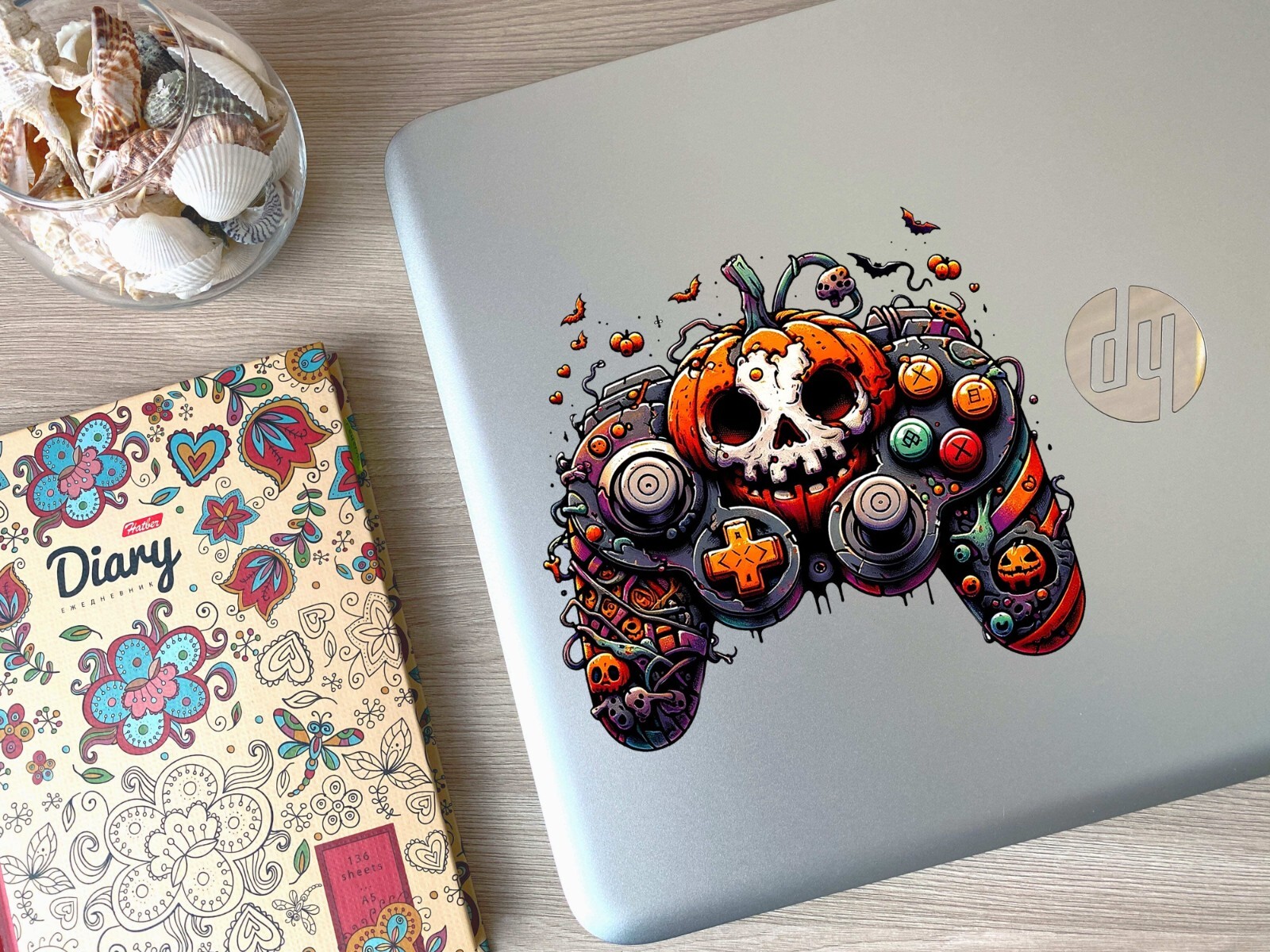 Halloween Game Controller UV DTF Transparent Sticker / Decal