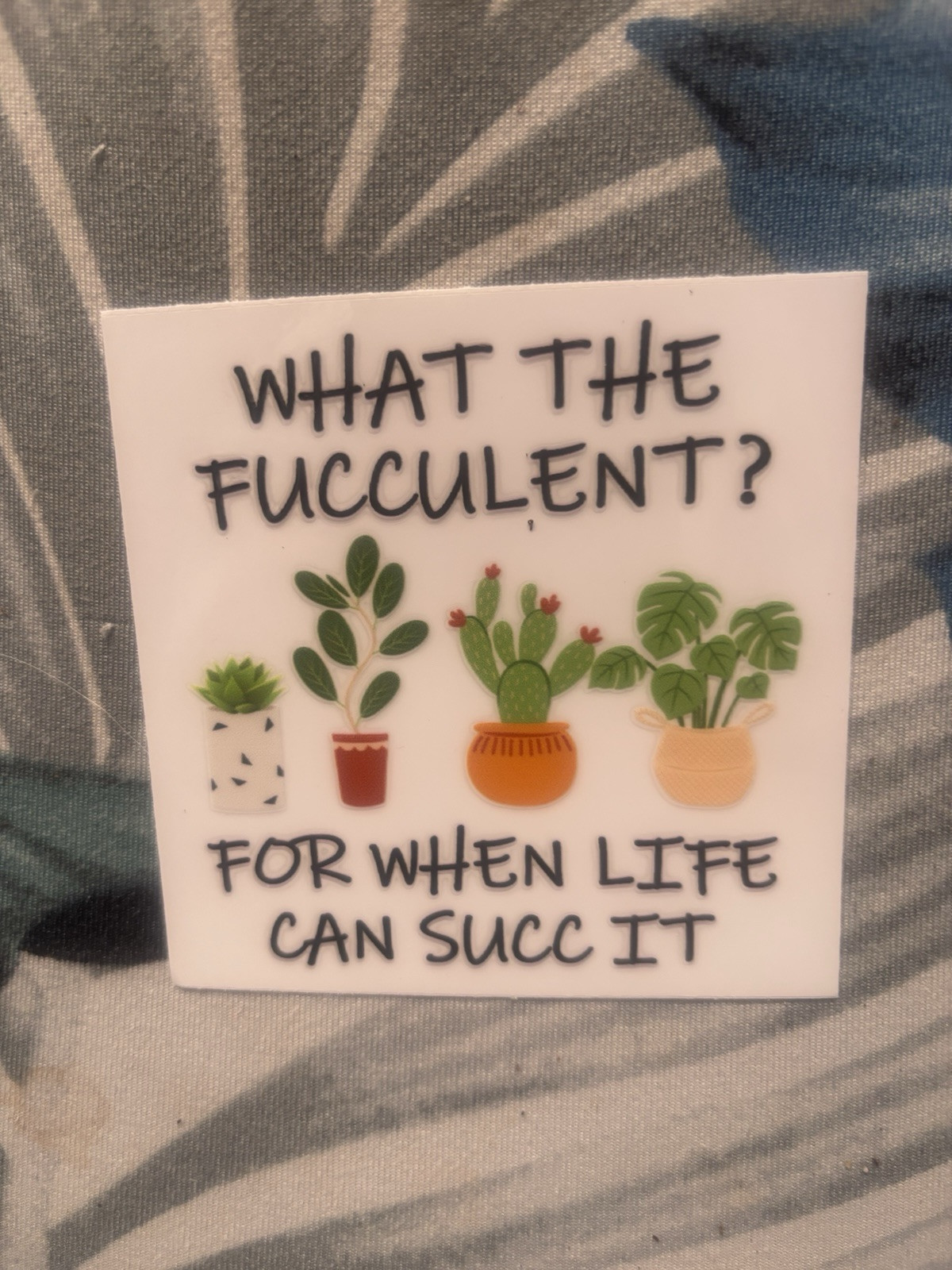 Plant Decal 3.5inch . Durable In Any Weather