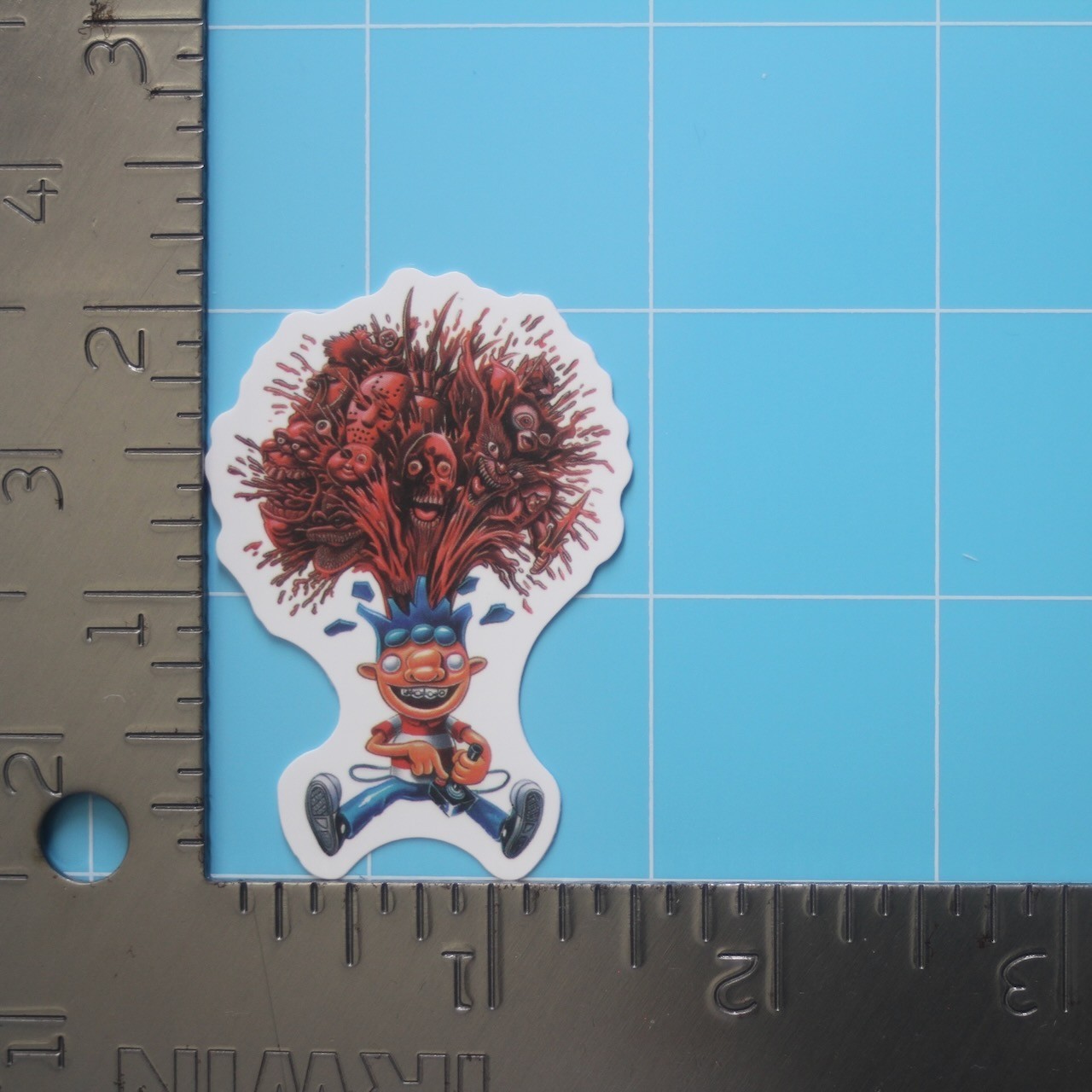Diary of a Wimpy Kid Sticker (GREG HEFFLEY) Horror Movie, Gloss PVC Decal