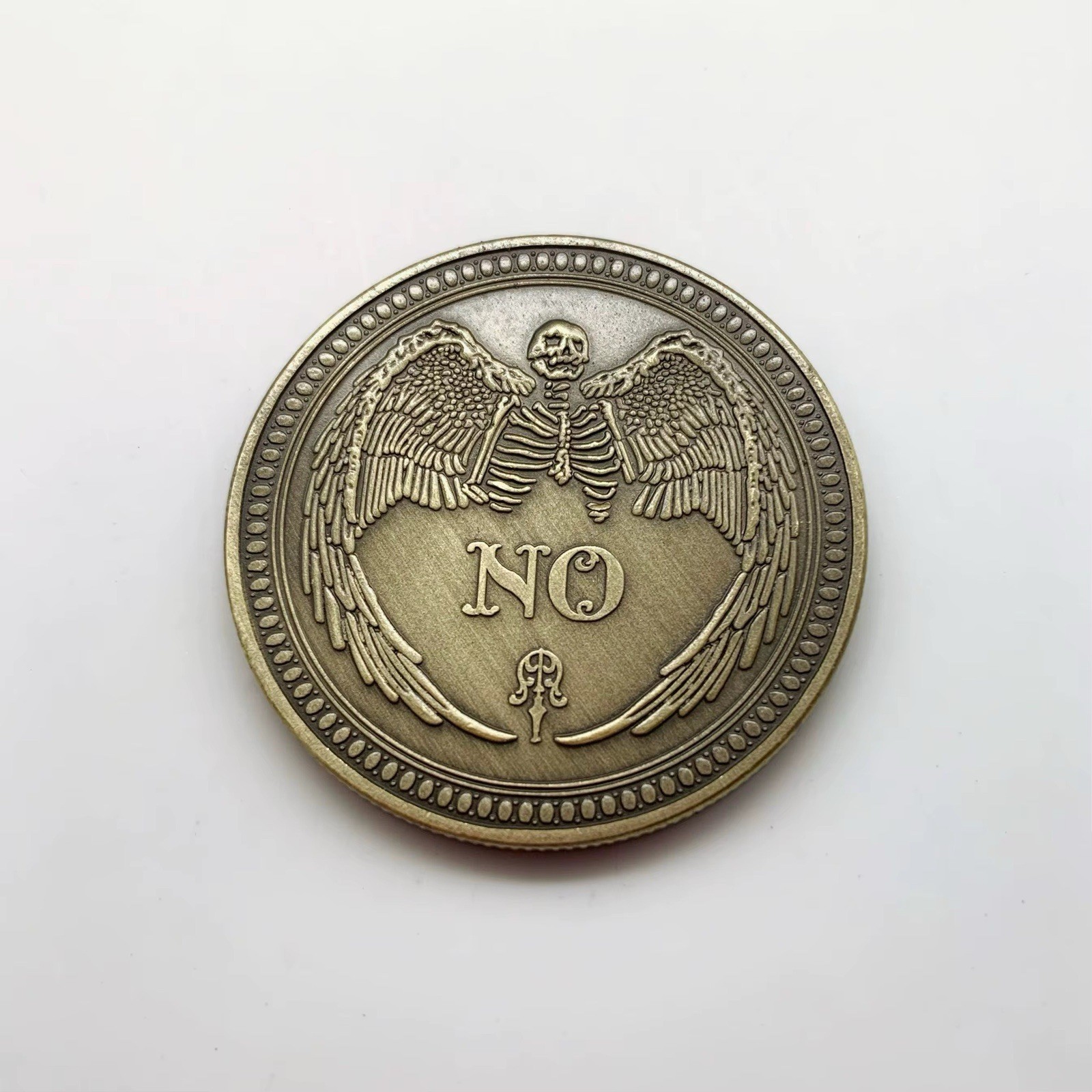 Yes or No Novelty Decision Coin Ouija Mystical Bronze Souvenir Free Shipping!