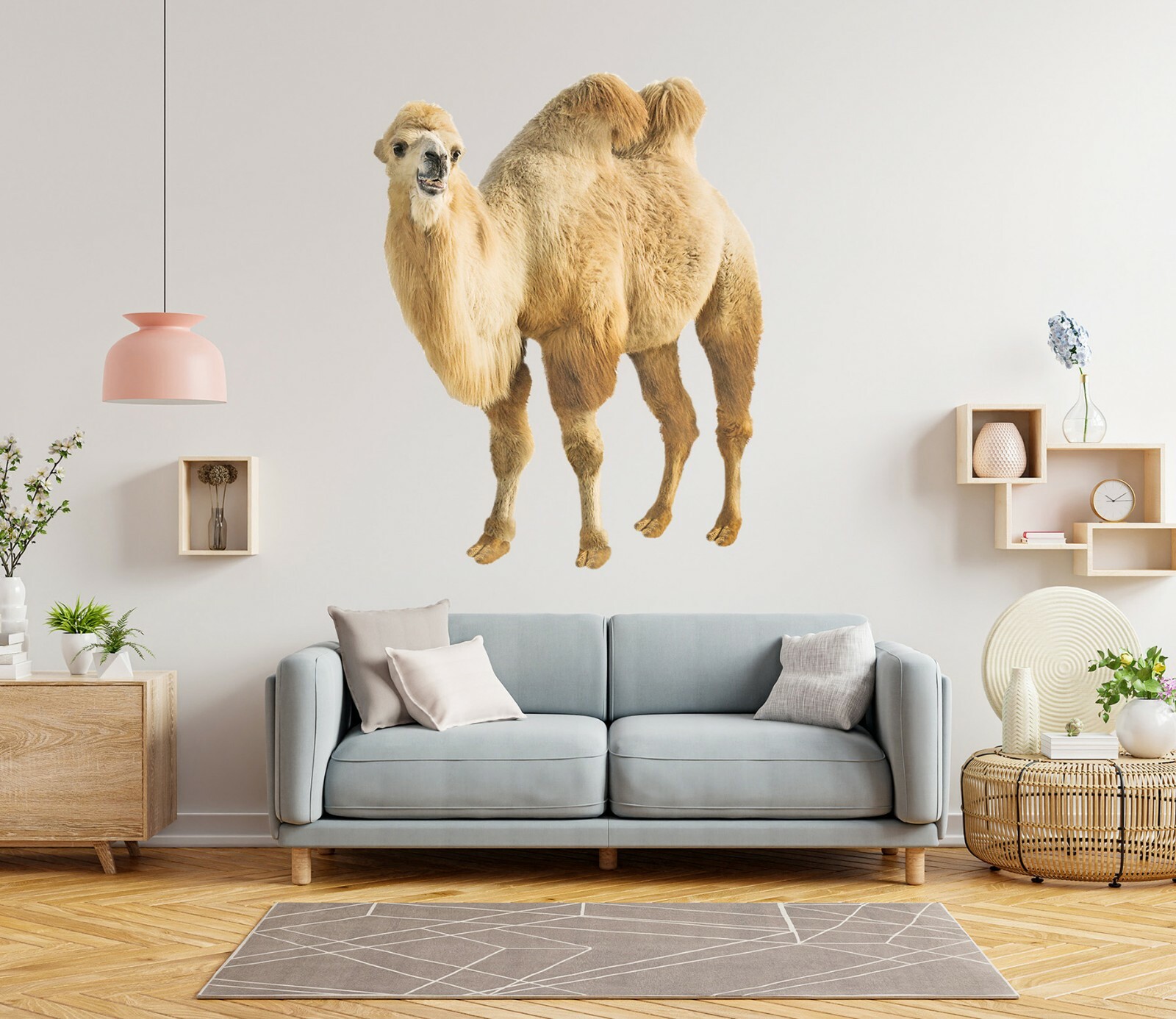 3D Cute Camel G451 Animal Wallpaper Mural Poster Wall Stickers Decal Honey