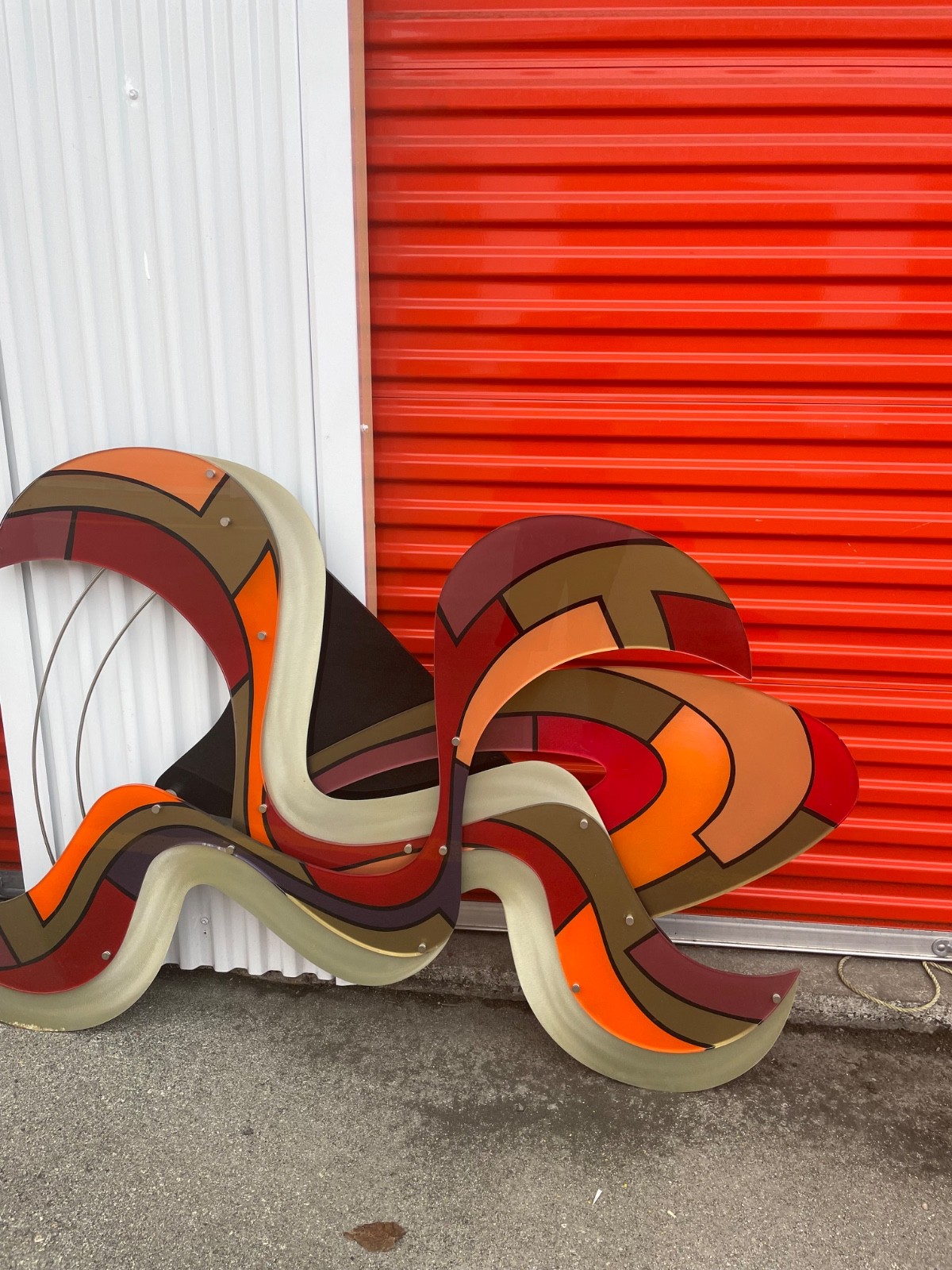 Art decorative wall piece! Light weight and bright colors.