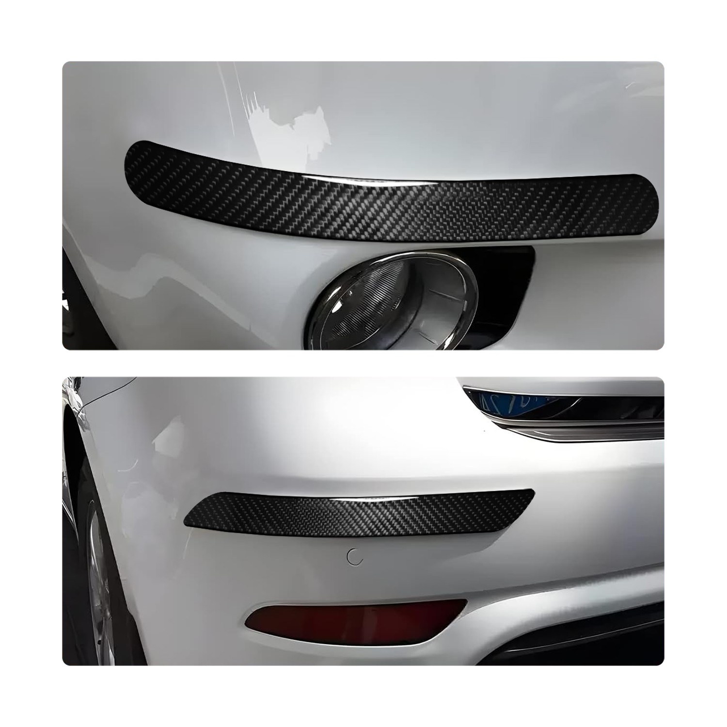 Dodge SRT Hellcat Blade Style Carbon Fiber Car Protector Decals