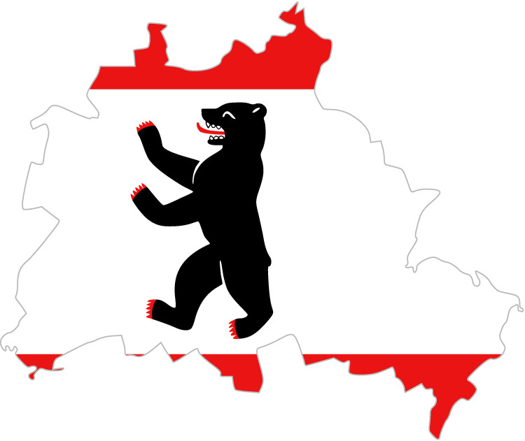 Berlin Symbol Car Bumper Sticker Decal