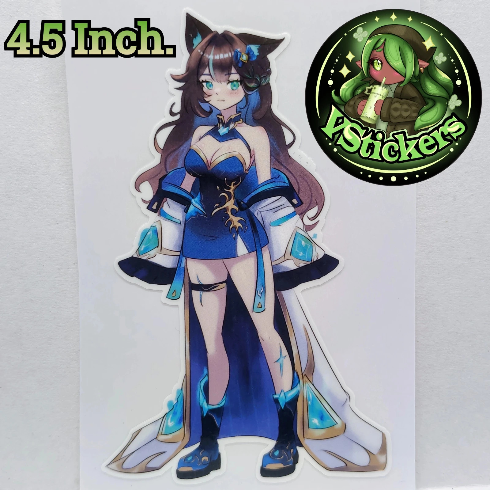 [OC][4.5 Inch] Crystal Carnie the Diamond Wizard! Water-Resistant Vinyl Sticker!