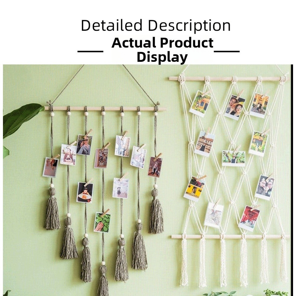 for Nordic Cotton Tapestry Wall Hanging 40x80cm for Living Room Bohemian Home