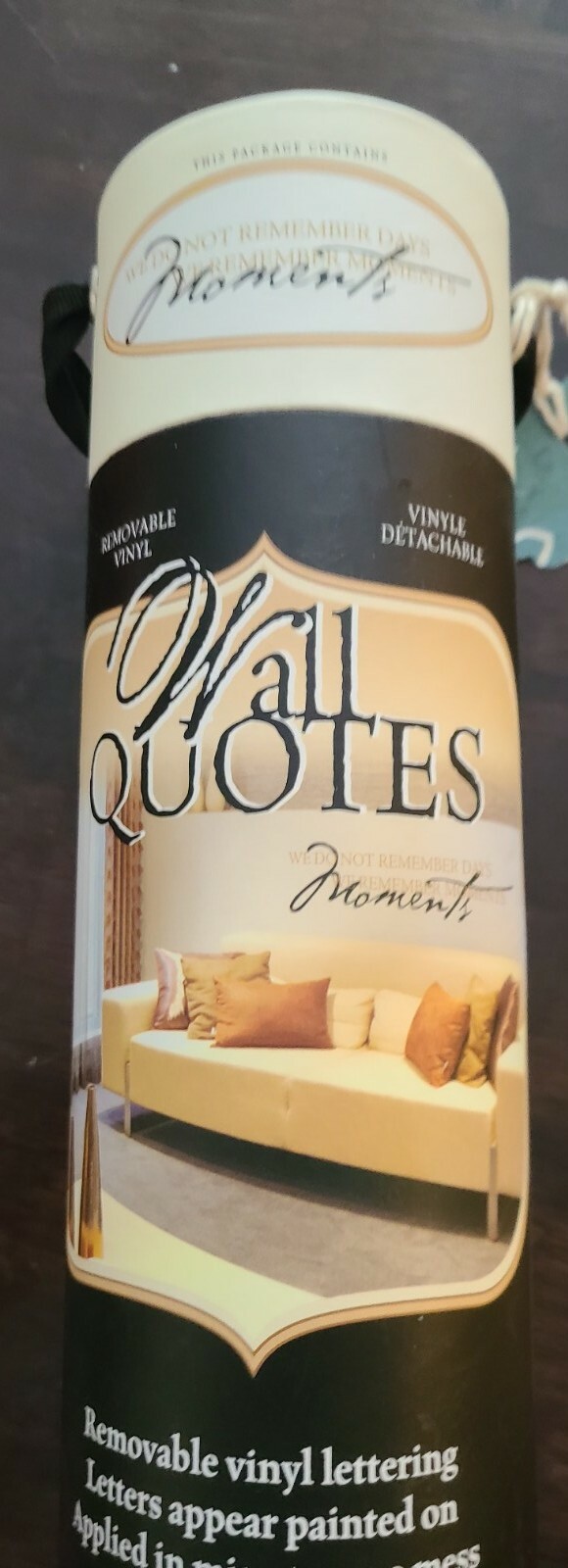 Once Upon A Wall DCWV Home Removable Vinyl We do not Remember Days …Moments