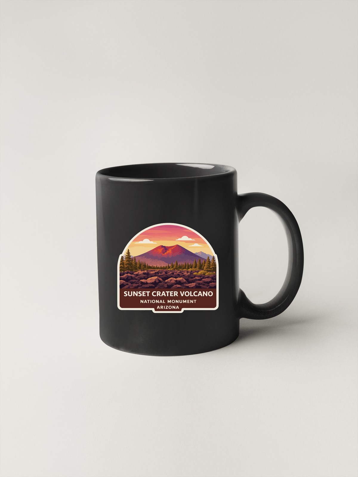 Sunset Crater Volcano Arizona Sticker Decal Vinyl Die-Cut US National Monuments