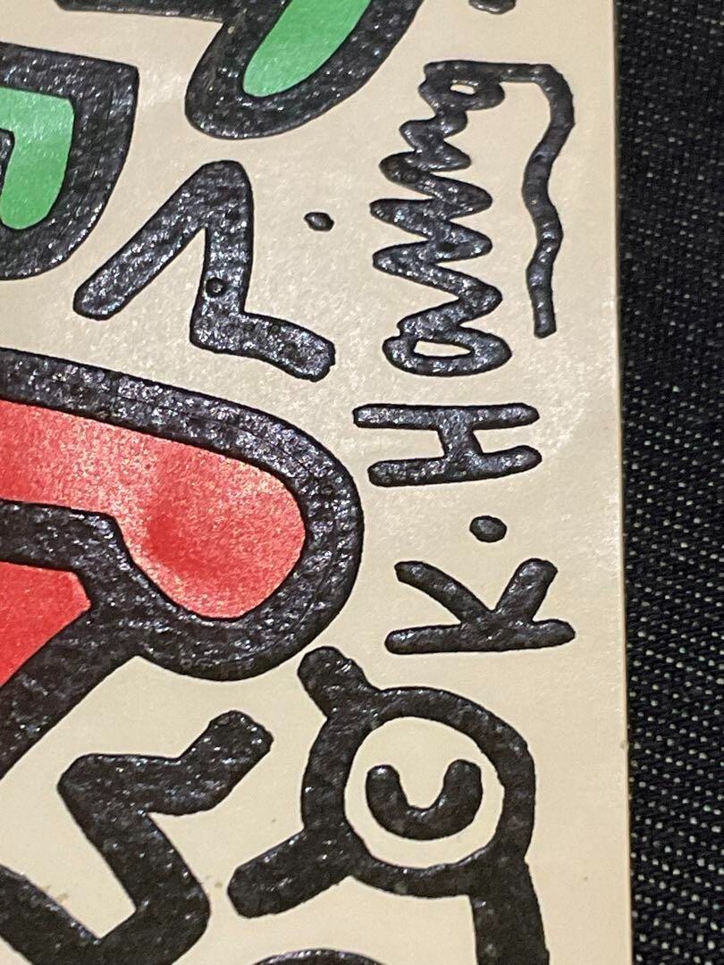 Keith Haring POP SHOP TOKYO Sticker & Magnets 1987 Silk Screen 10.2 x 14.3 in