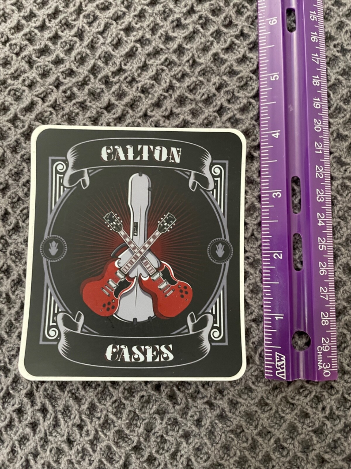 Calton Case Gibson SG sticker