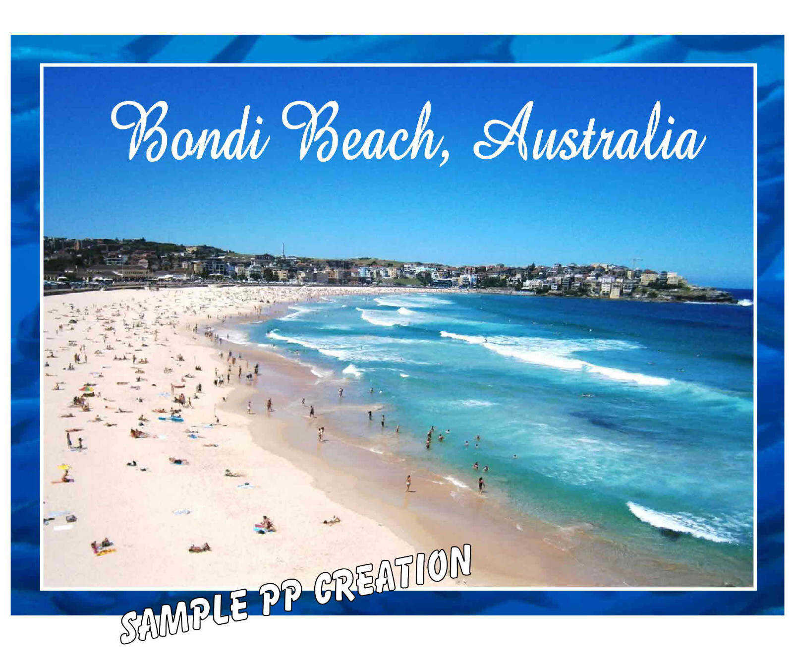 BONDI BEACH AUSTRALIA photo fridge MAGNET 4 X 3 inches TRAVEL