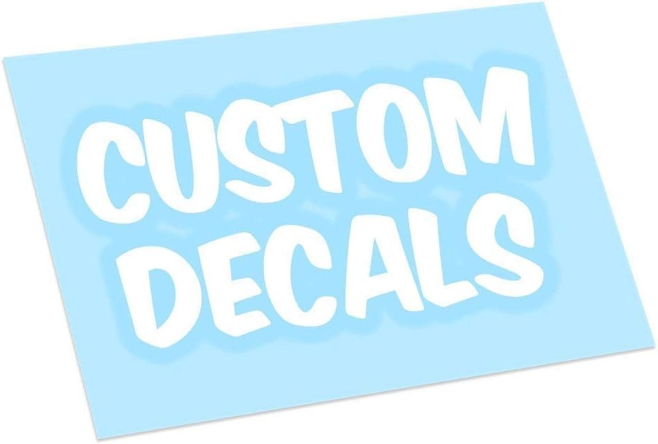 Custom Printed Full Color Outdoor Vinyl Car Bumper Sticker Decal Die Cut