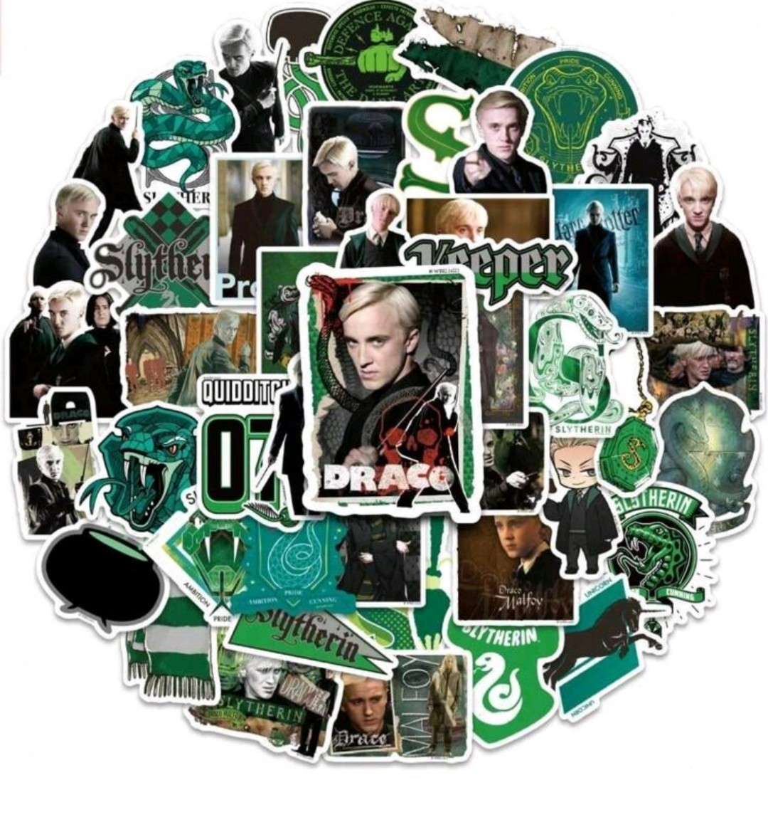 20 PCS Harry Potter Series Draco Malfoy Character Stickers BRAND NEW Set B