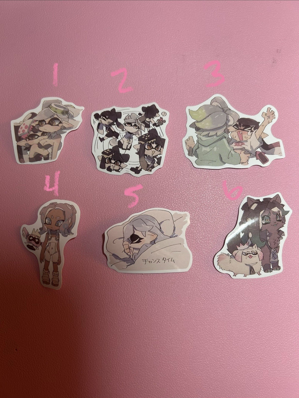 Splatoon , Final Fantasy And More Anime Stickers