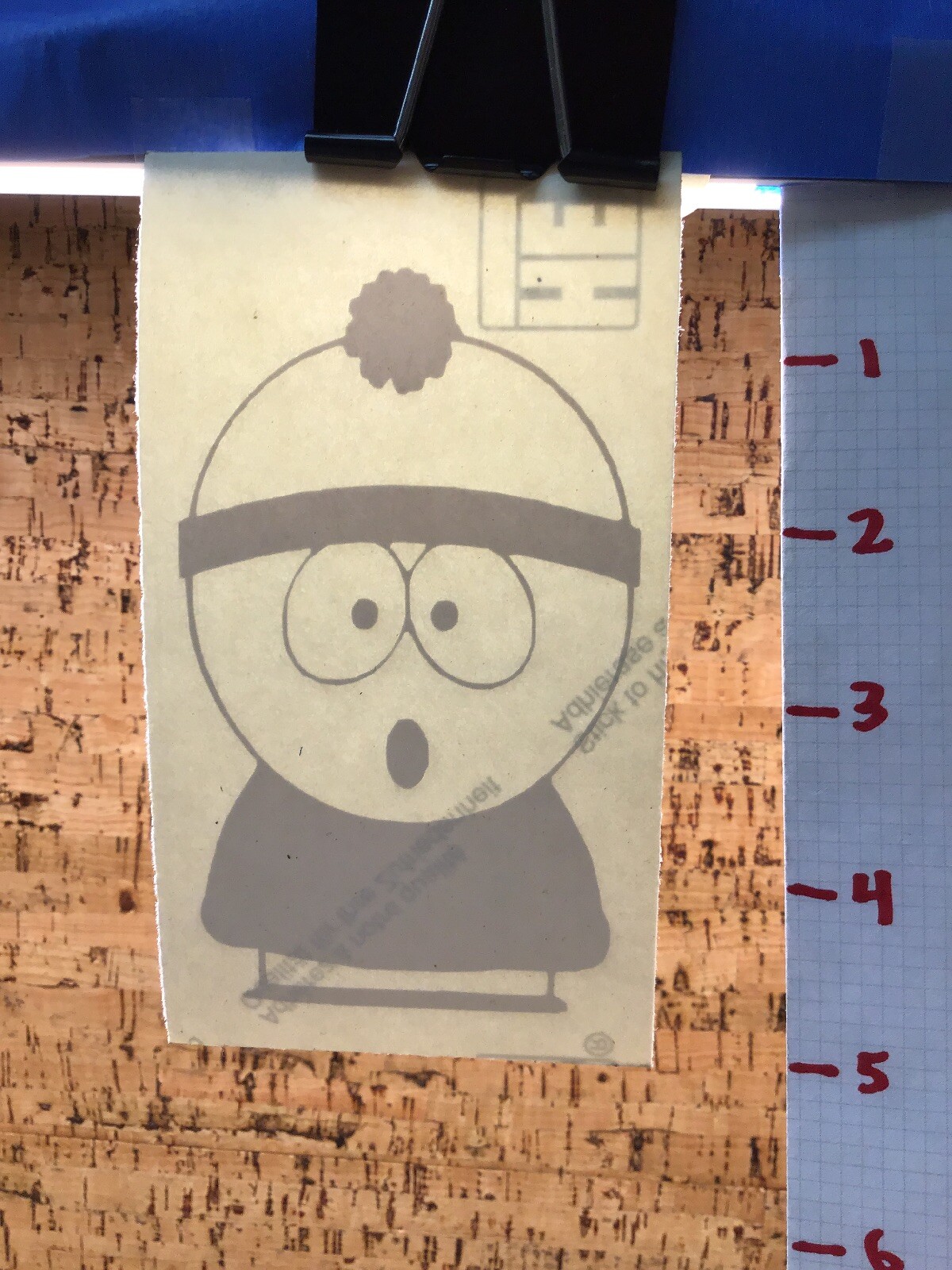 South Park Stan – White – Vinyl Transfer Decal – Y7-1.33
