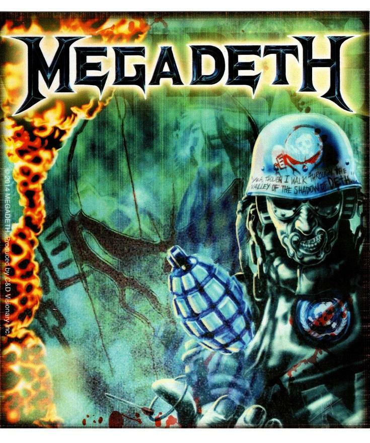 Megadeth Grenade Sticker Decal Official Metal New