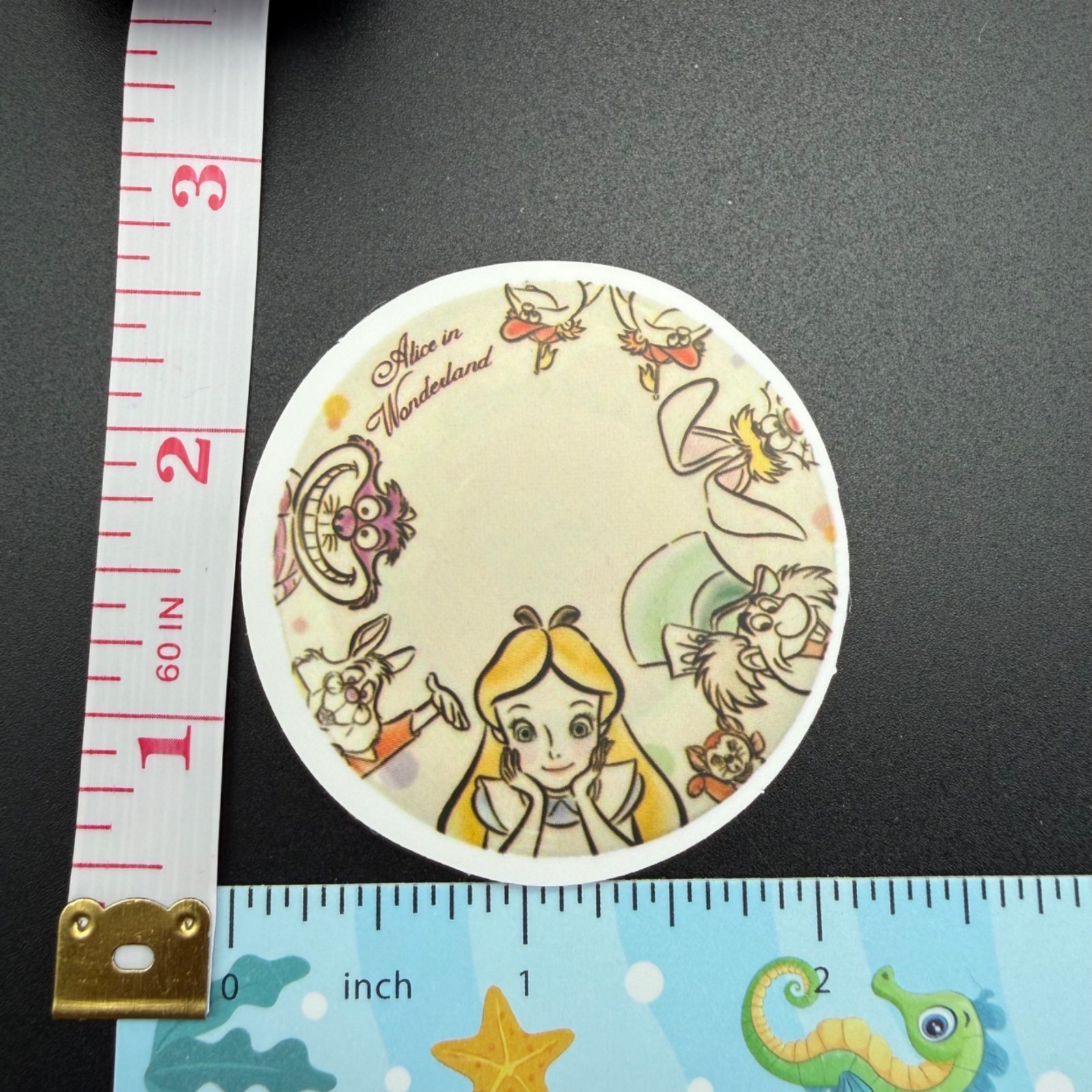 4 Stickers Disney Alice in Wonderland Vinyl Decal Laptop Phone Skateboard Bottle