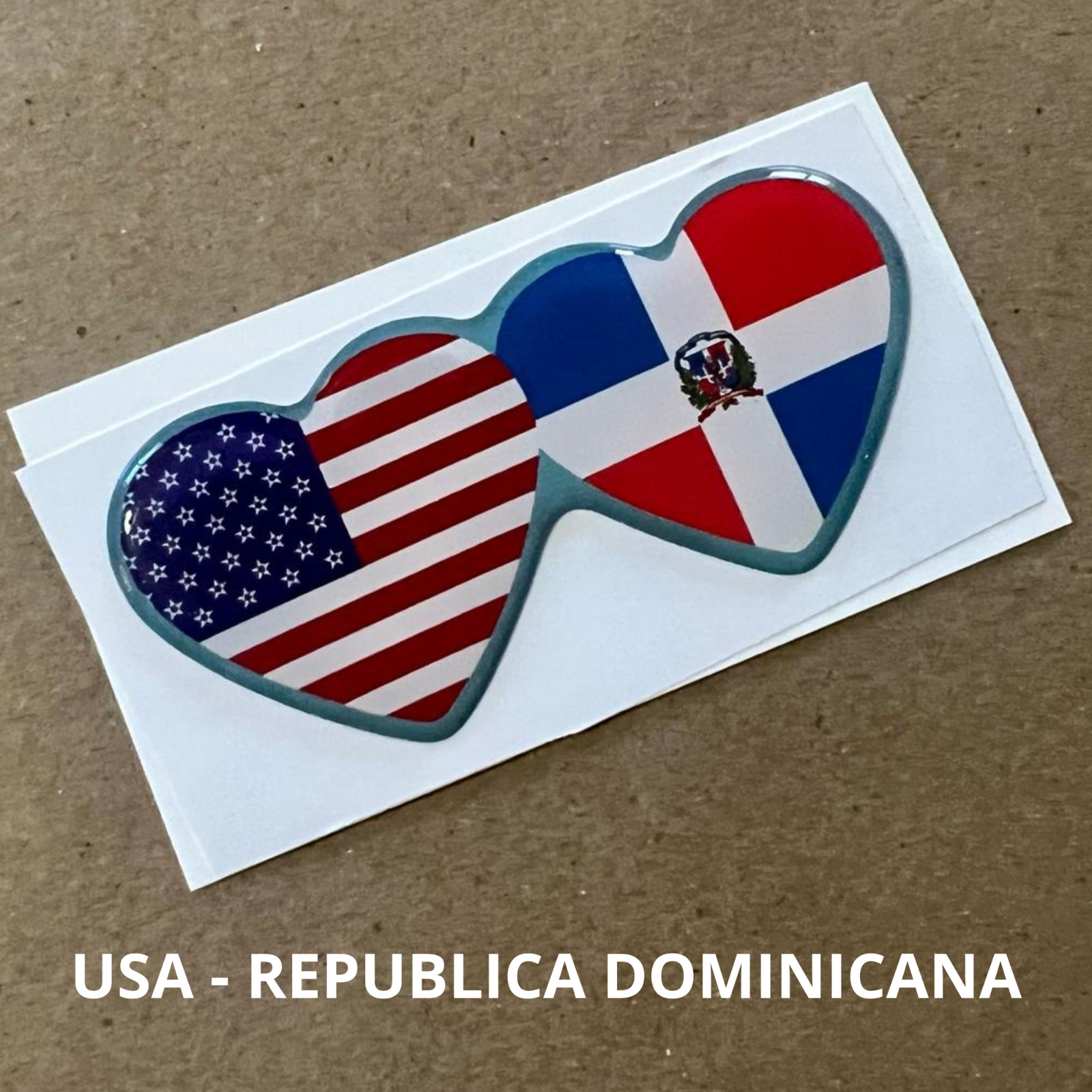 Epoxy resin dome 3d gel sticker Adhesive Crystal Flags