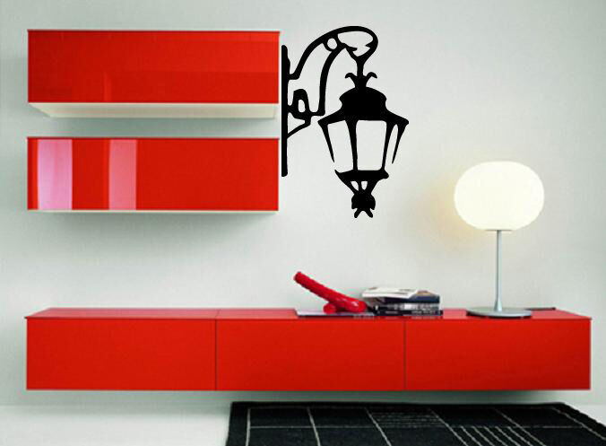 Antique Outside Lamp Lantern Home Decor Wall Mural Vinyl Decal Sticker M311