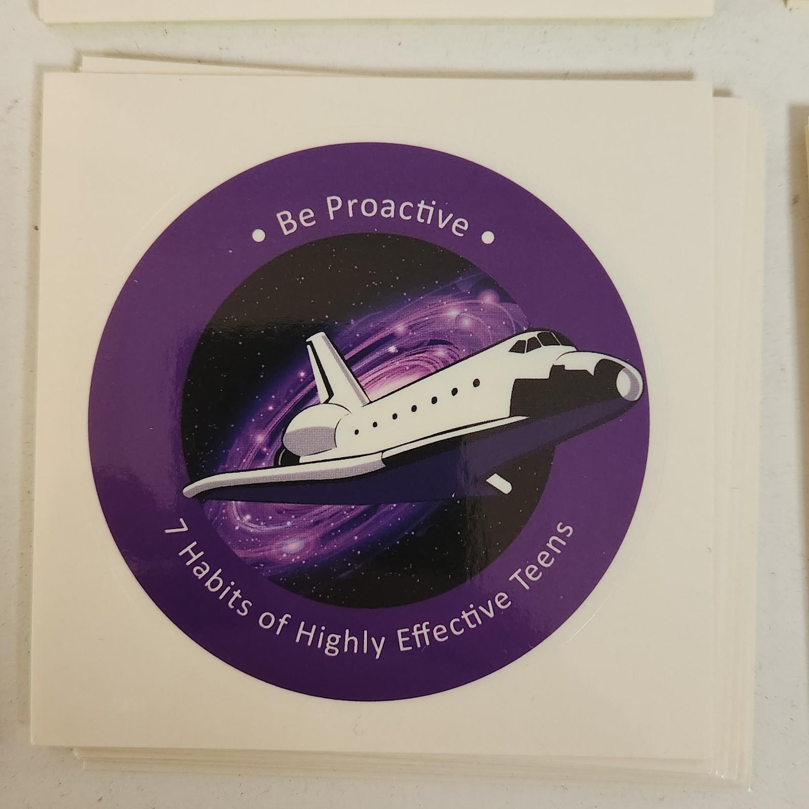 NASA Space Shuttle Satellite Fighter Jet Stars Moon Astronomy Stickers Lot Of 60
