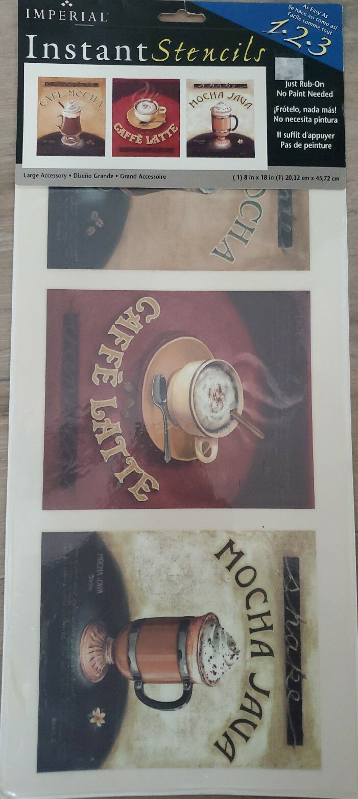 Imperial Instant Stencil Coffee Latte Mocha Java Cafe #83001200