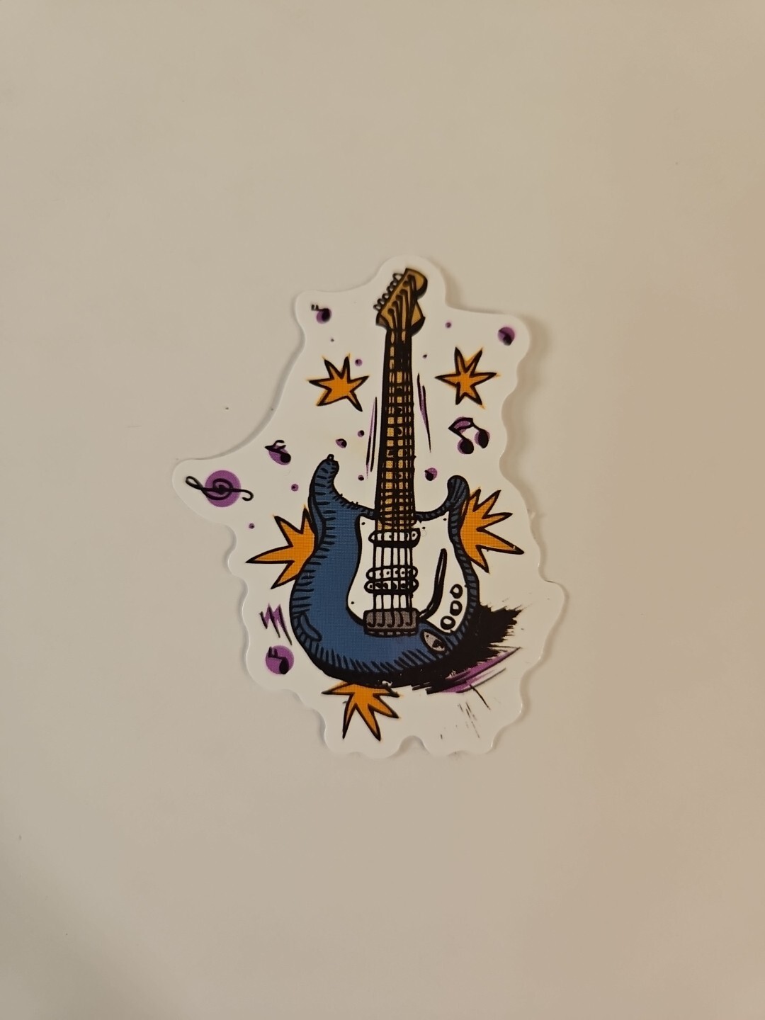 Electric Guitar Sticker / Decal (For Laptop Amp Speaker Guitar Case Accessories)