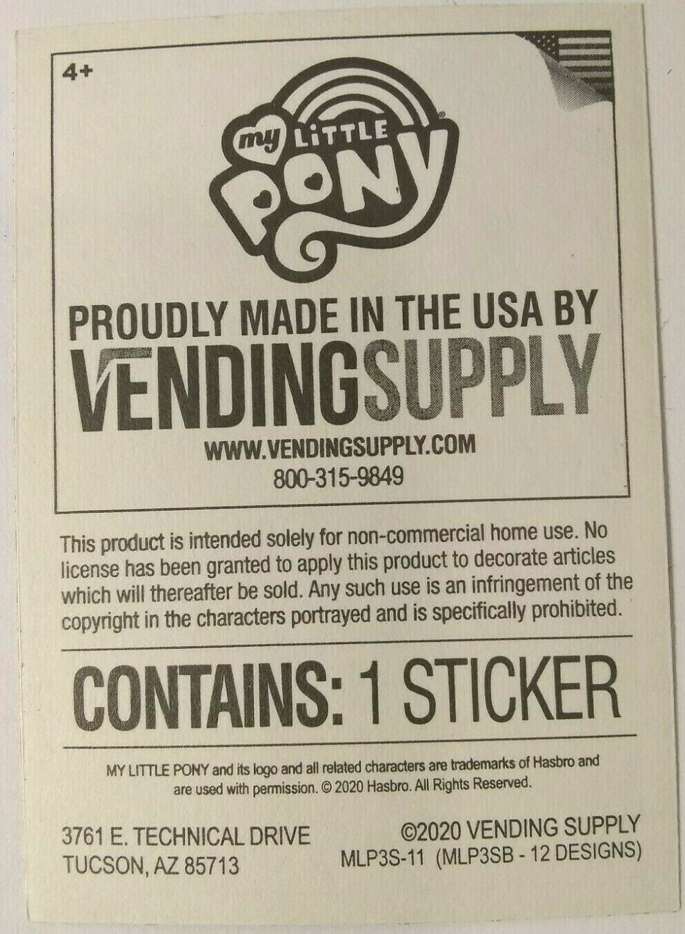 My Little Pony Officially Licensed Sticker Decal Cute Retro Kawaii 80's 90's