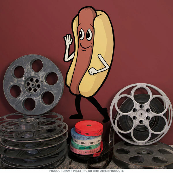 Hot Dog Dancing Movie Snacks Wall Decal Home Theater