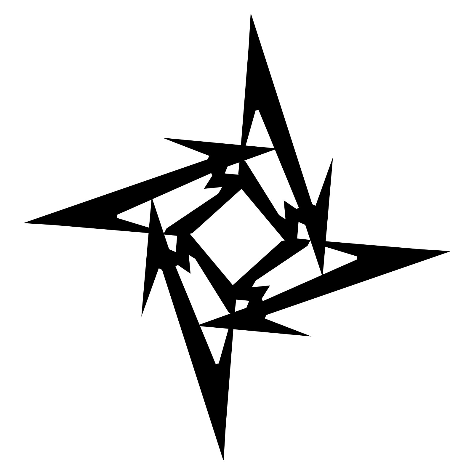 Metallica Ninja Star Logo Vinyl Decal