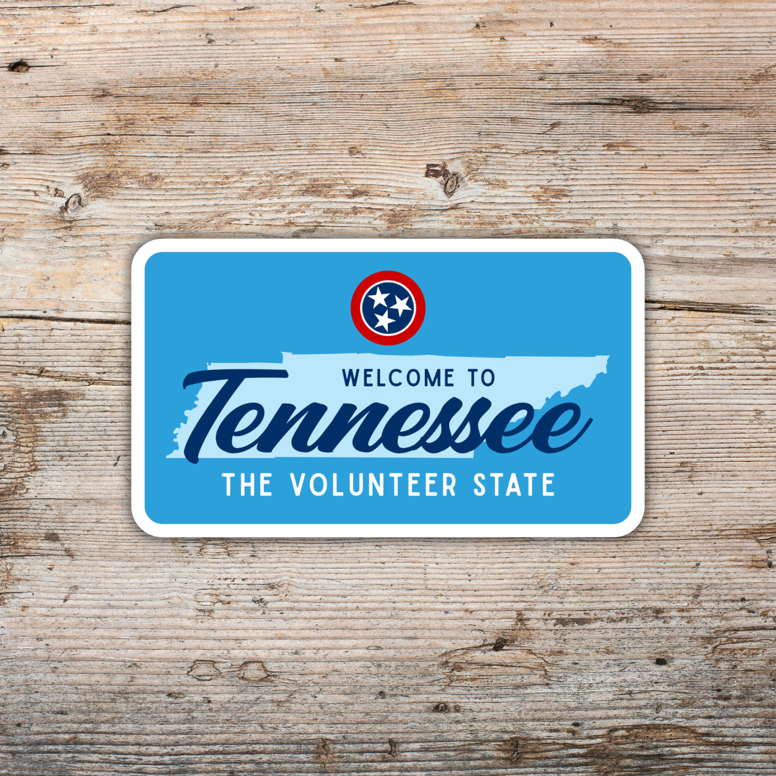 Welcome to Tennessee Sticker The Volunteer State Vinyl Waterproof Decal