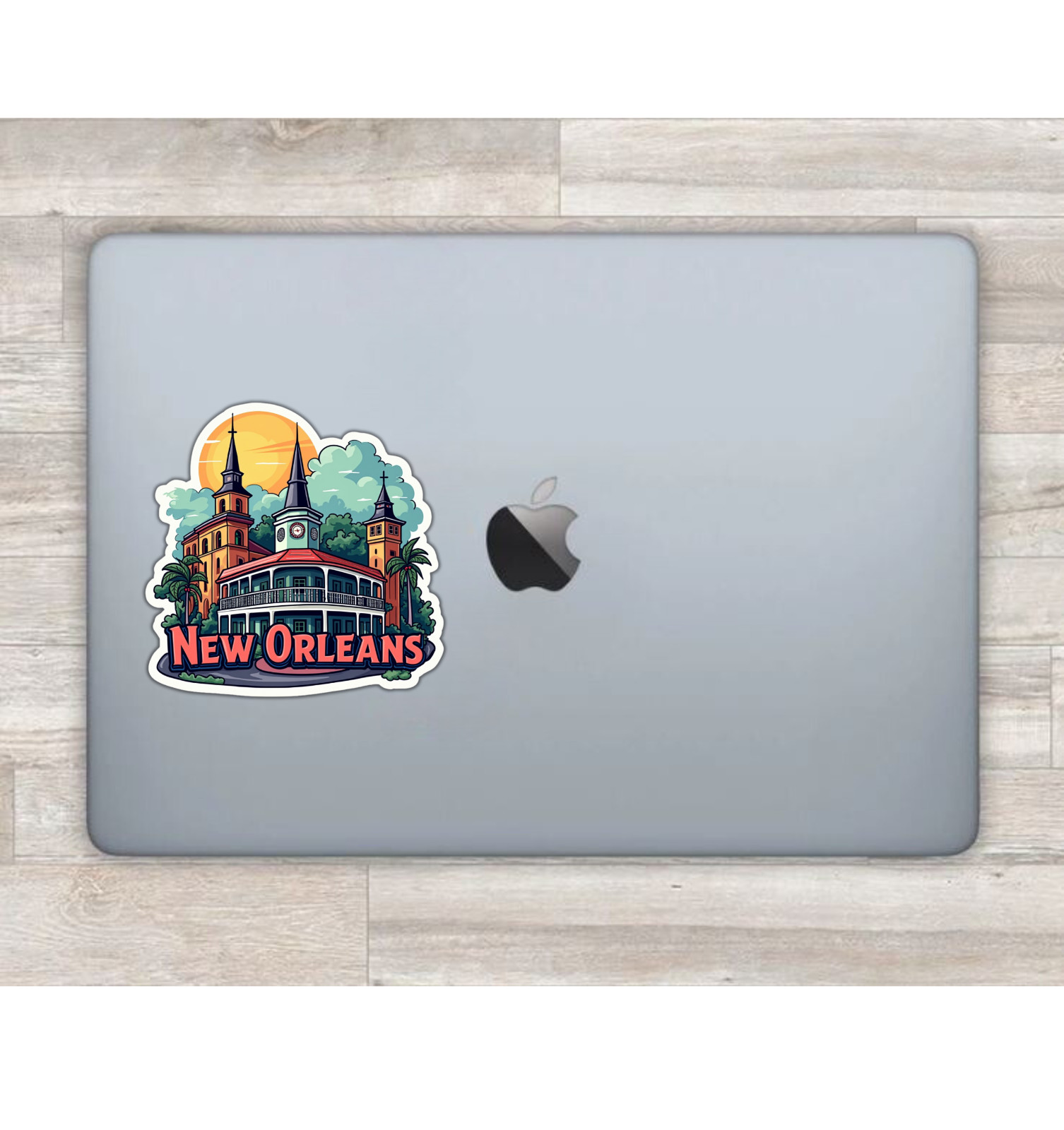 New Orleans Louisiana Fridge Magnet or Laptop Sticker
