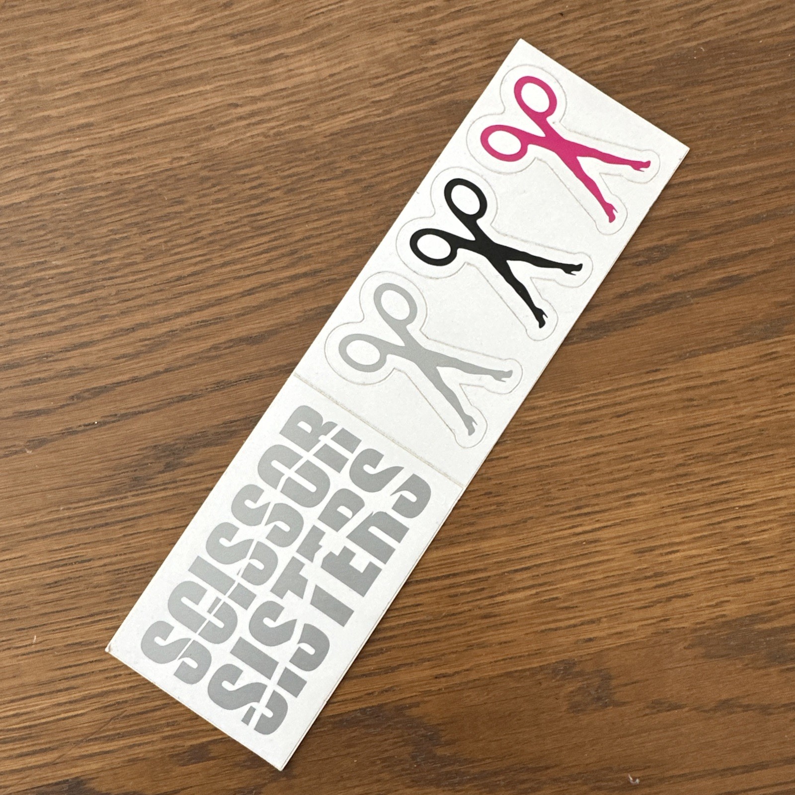 Band Promo SCISSSOR SISTERS 2004 Vinyl Sticker Set Jake Shears Music Collectible