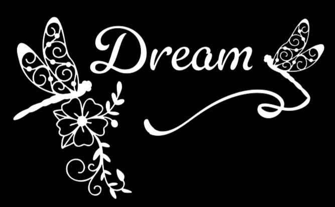 Dragonfly Dream Vinyl Decal Bumper Sticker Car Truck Window Mirror Art Crafts