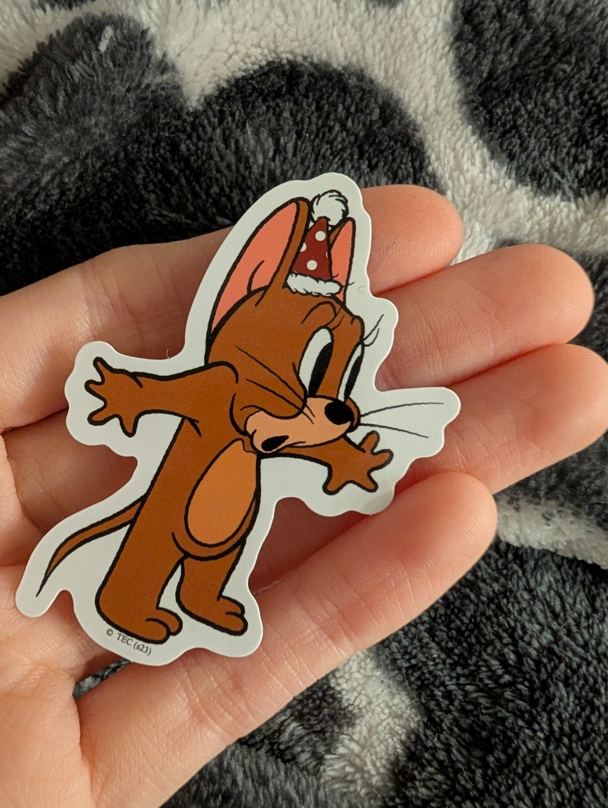 Tom and Jerry, vintage cartoon, sticker