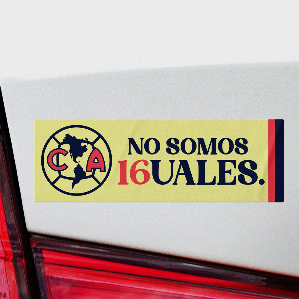 2 pack -Club America BiCampeon 2024 Mexico Bumper Sticker Calcamonia Soccer 15