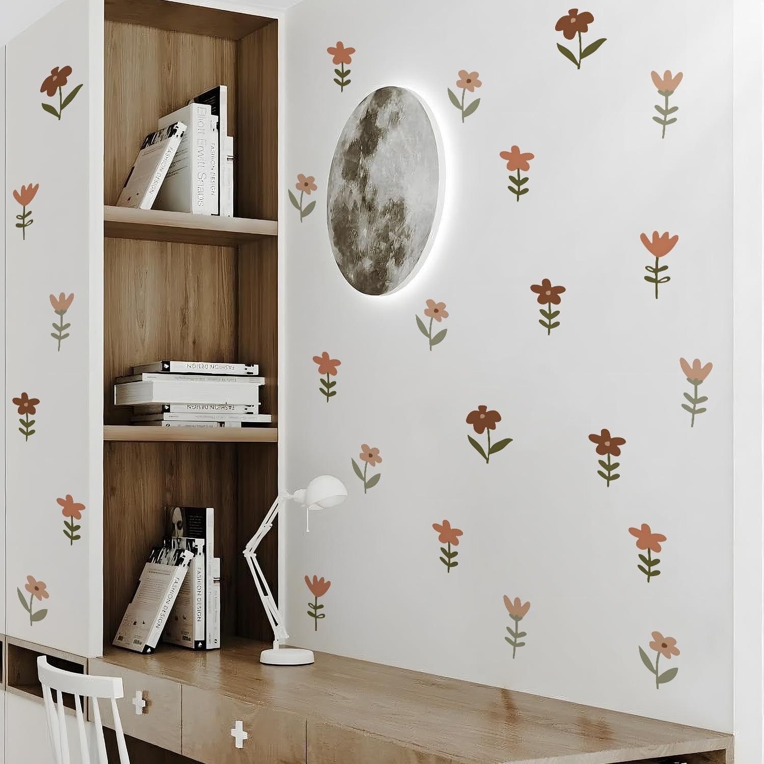 Boho Wall Stickers Girls Bedroom Removable Wall Decals Nursery Kids Room Deco…