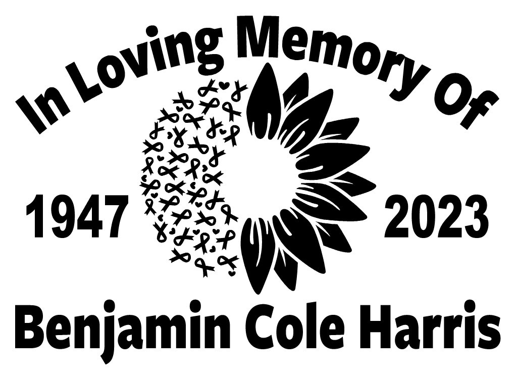 In Loving Memory Decal Cancer Ribbon Flowers | Floral Car Vinyl Sticker Custom