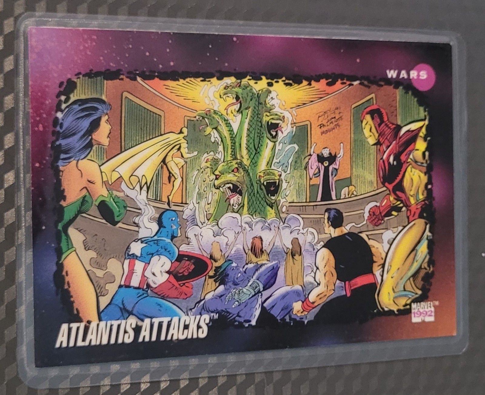1990's Marvel Universe WARS Fridge/Locker/Cabinet Laminated Magnet Comic books