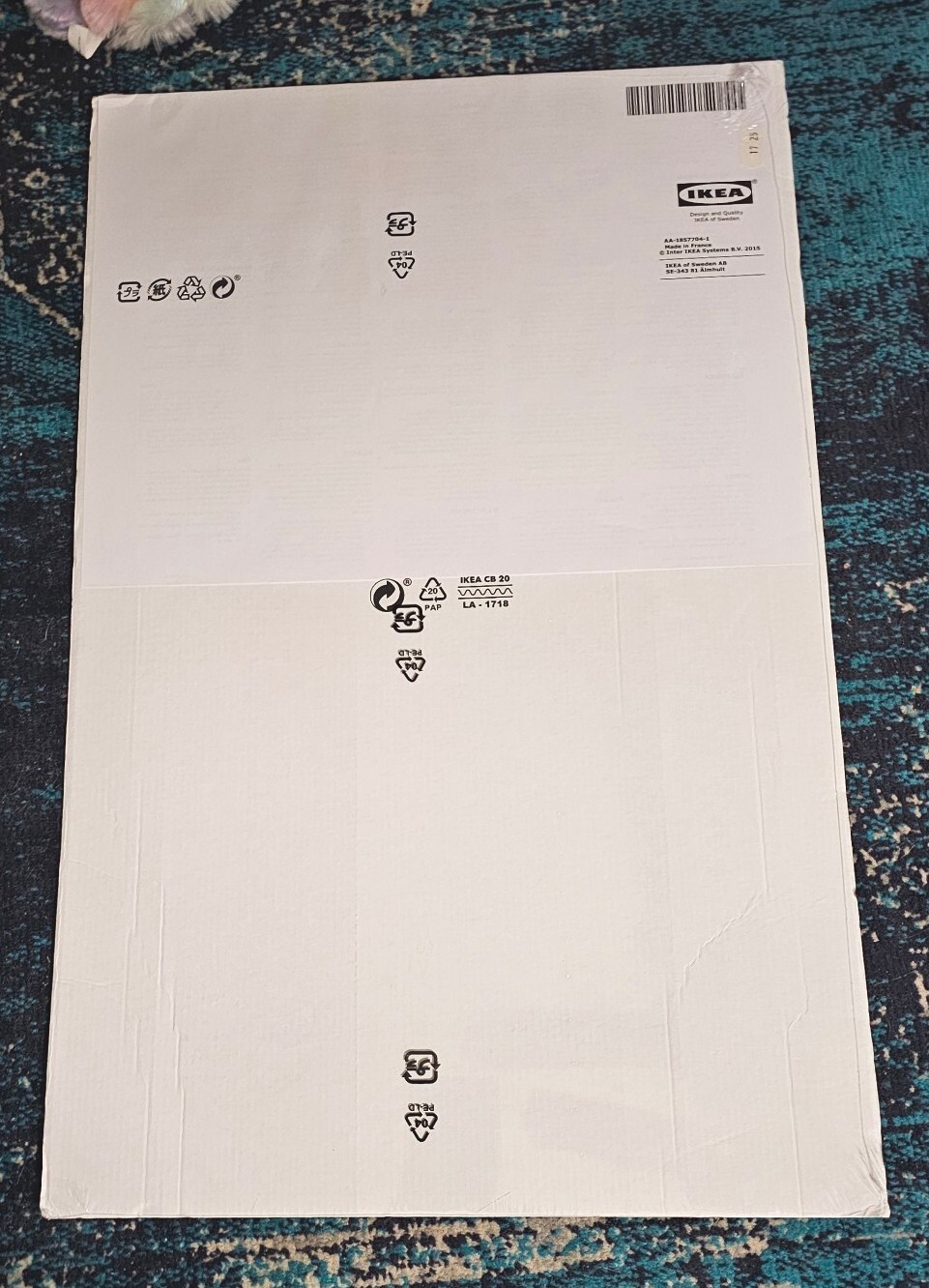 Ikea KLÄTTA Klatta World Map Layout Wall Stickers Decals