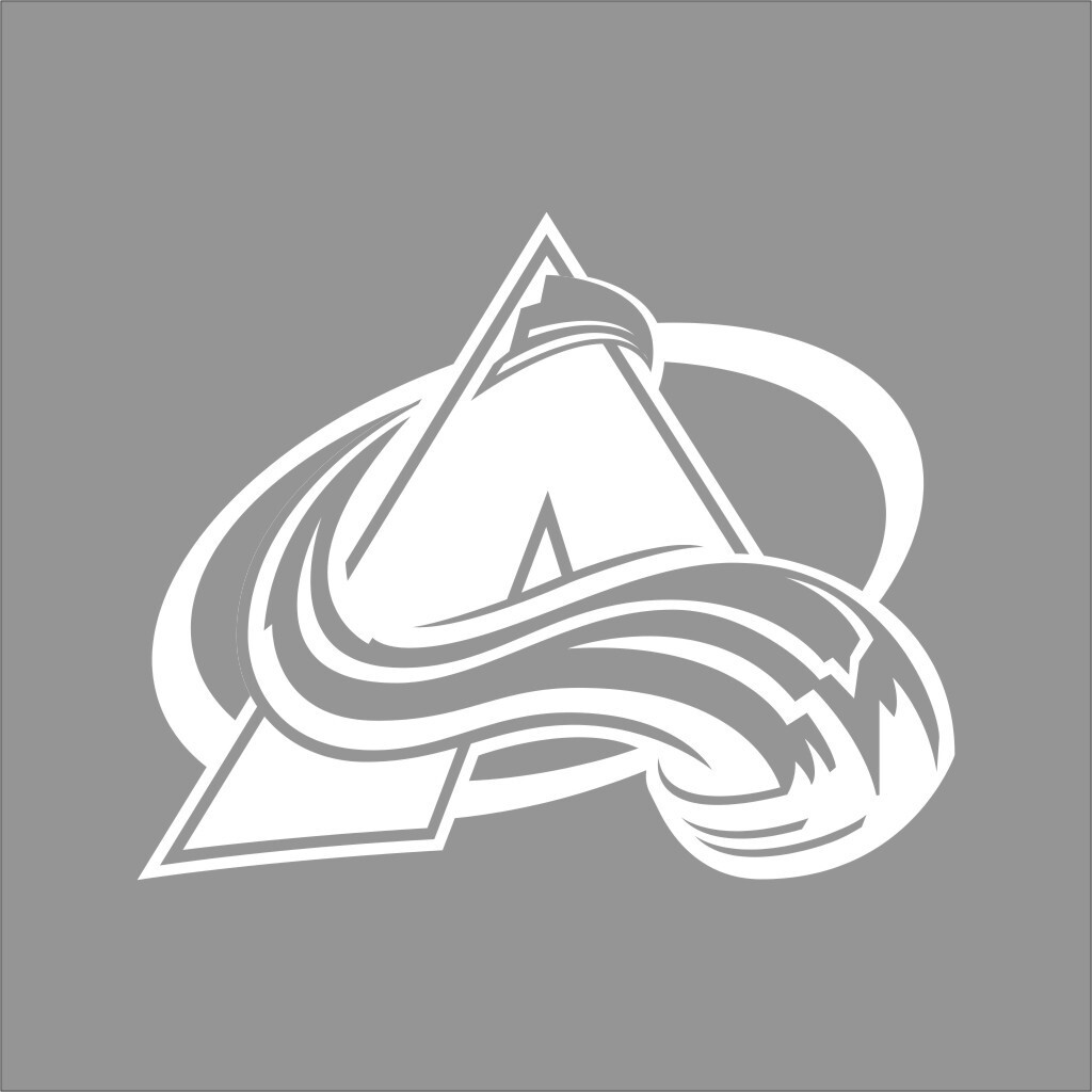 Colorado Avalanche NHL Team Logo 1 Color Vinyl Decal Sticker Car Window Wall