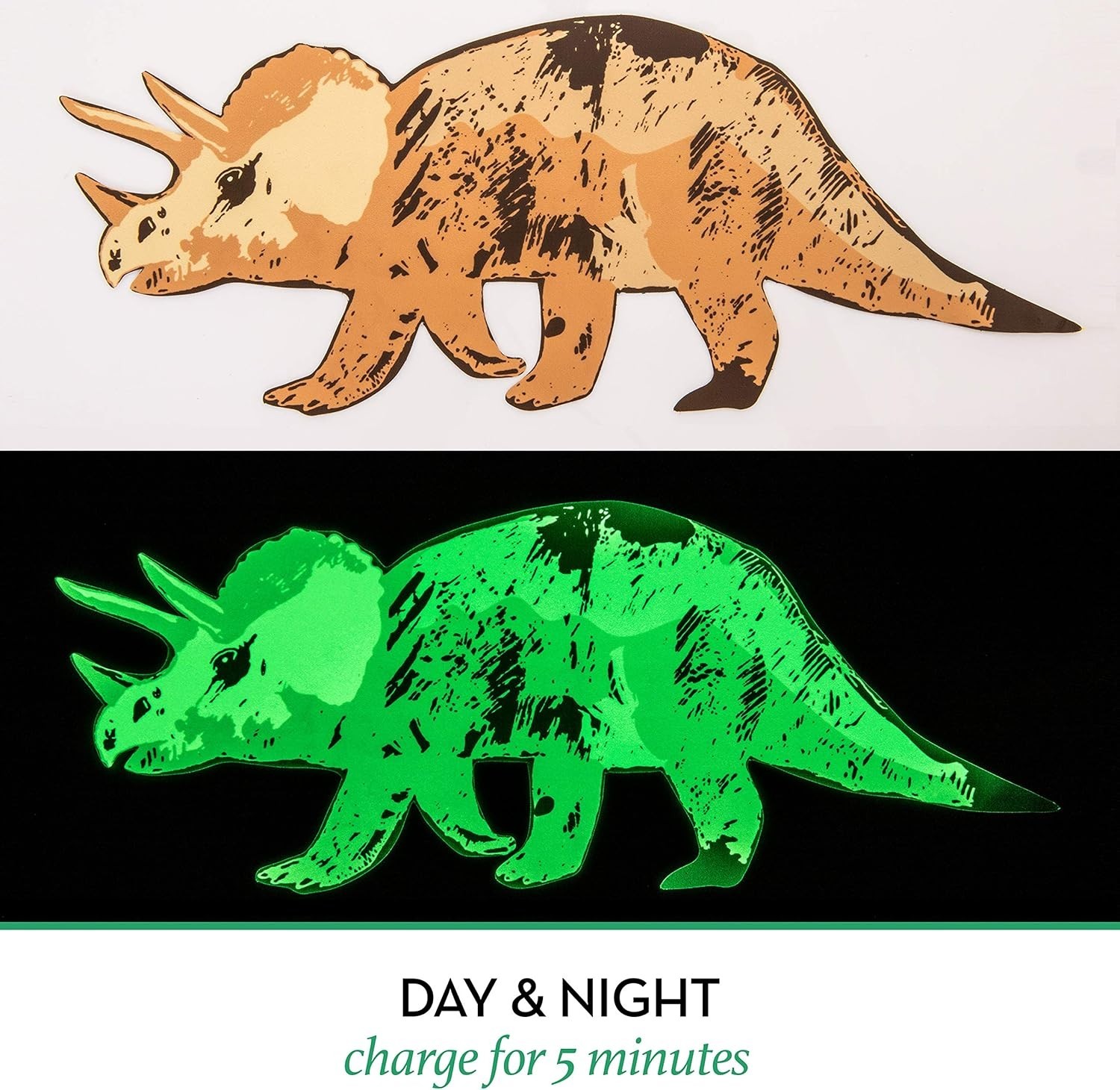 Dinosaur Wall Decals for Kids – Glow in The Dark, Removable Decor for Bedrooms