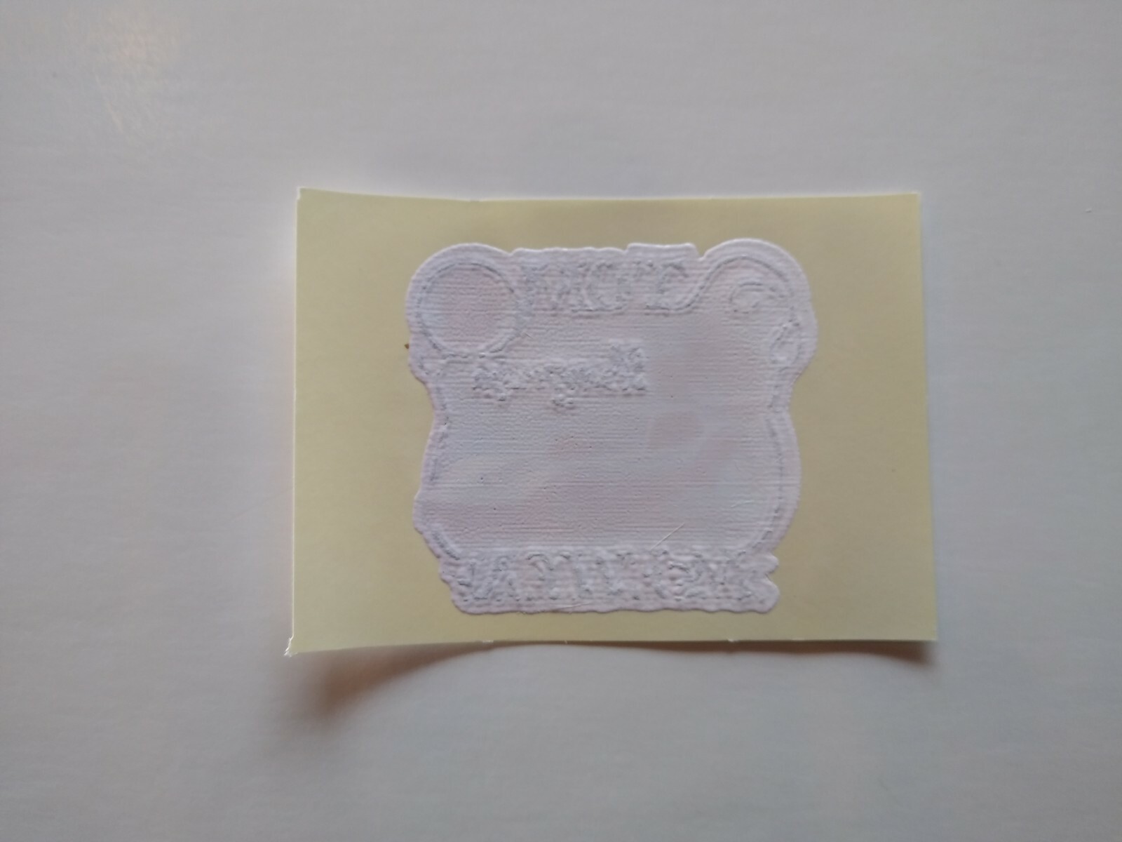 Blue Max Raymond Beadle Screamin Glitter Iron-On Transfer Decal Donruss 1970s