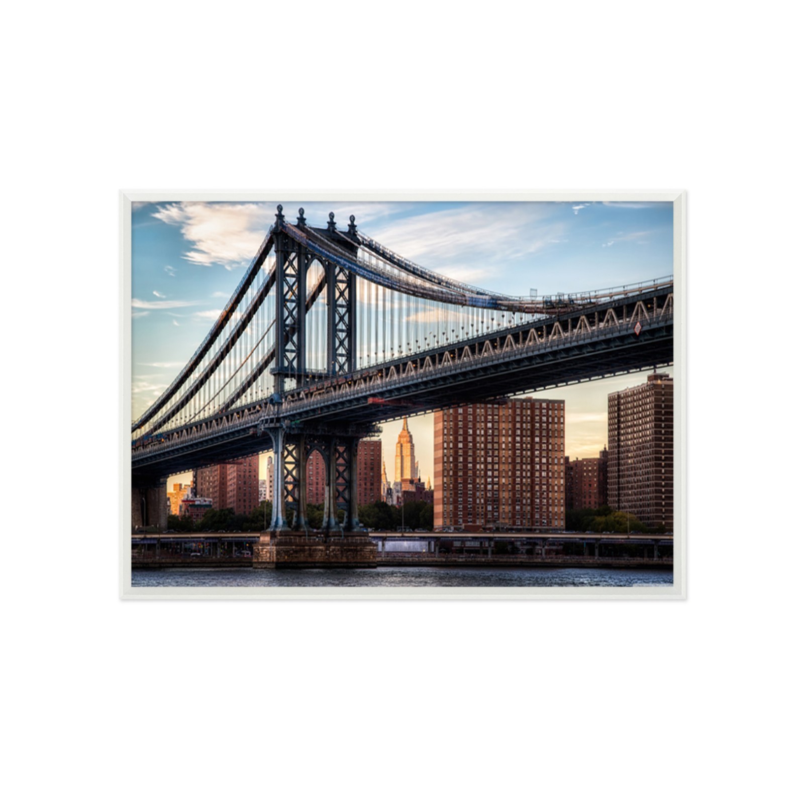 3D River Bridge 6 Framed Poster Home Decor Print Painting Art AJ WALLPAPER