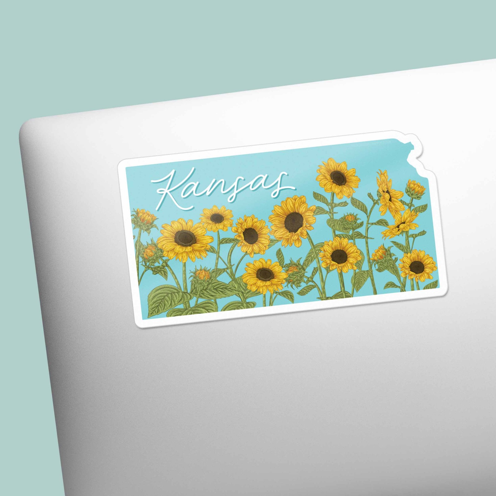 Kansas Sunflower Sticker