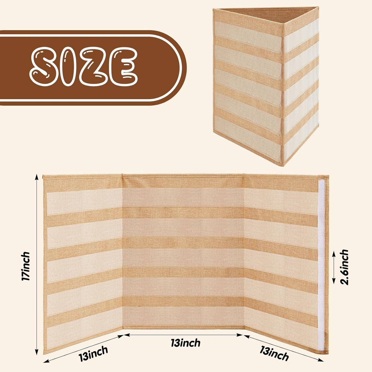 Portable 4" Sticker Display Stand, 5 Layers, No Assembly, 13x17in