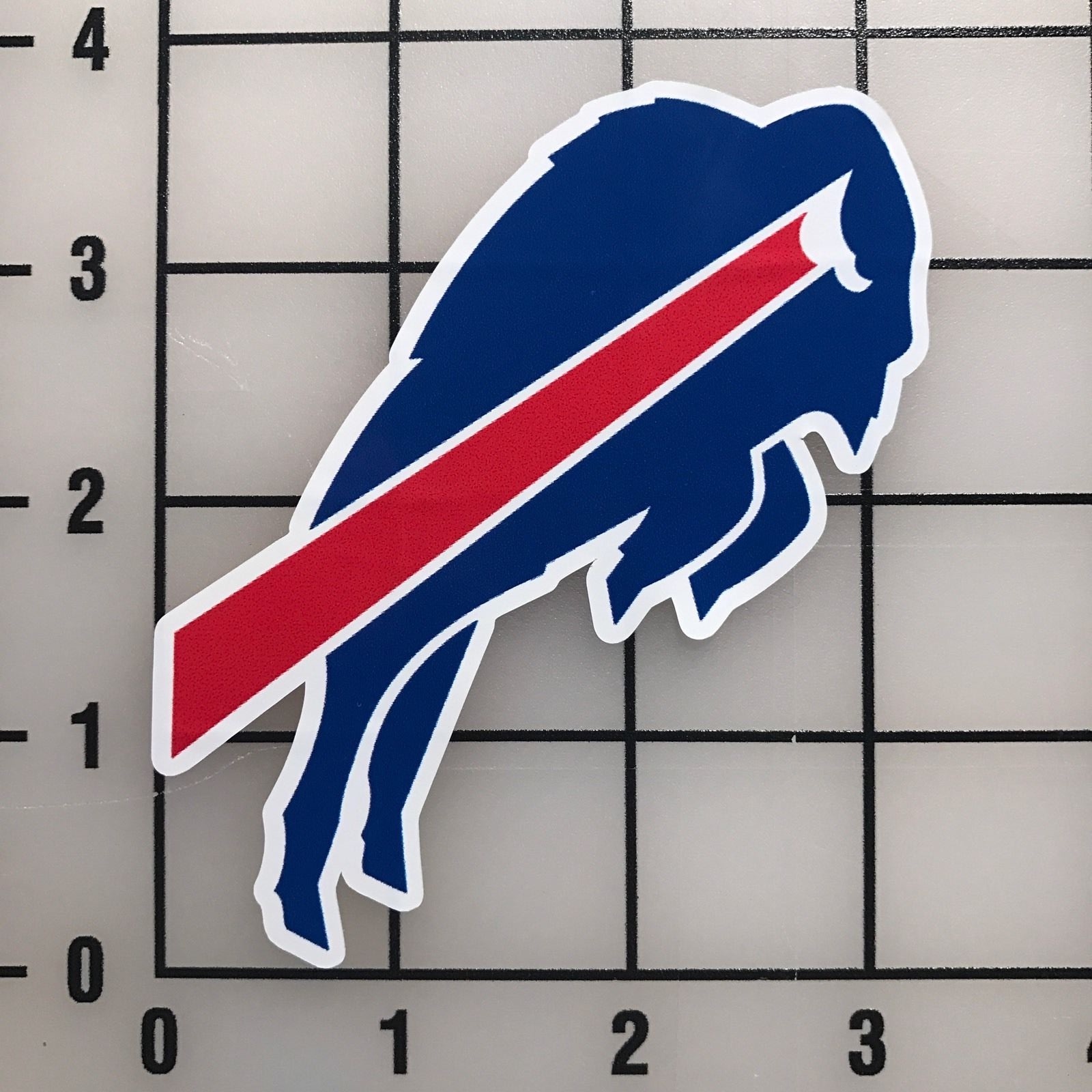 Buffalo Bills 4" Wide Multi-Color VInyl Decal Sticker – BOGO